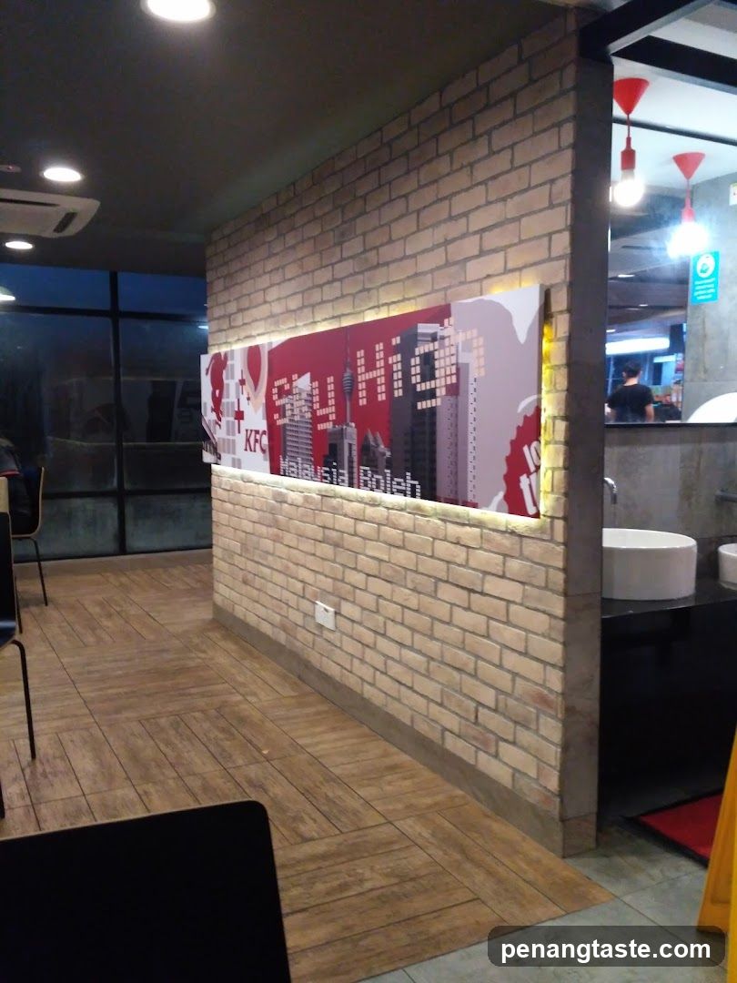 Interior of KFC restaurant