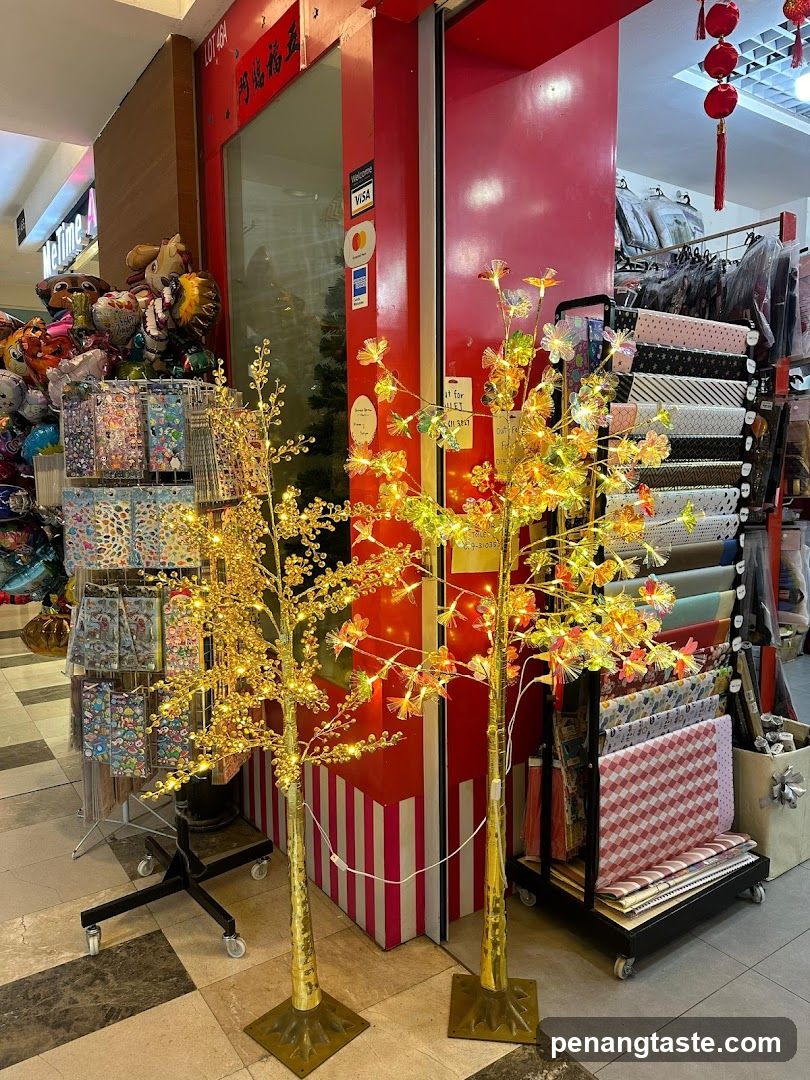 Decorative Trees and Gift Wrapping Supplies