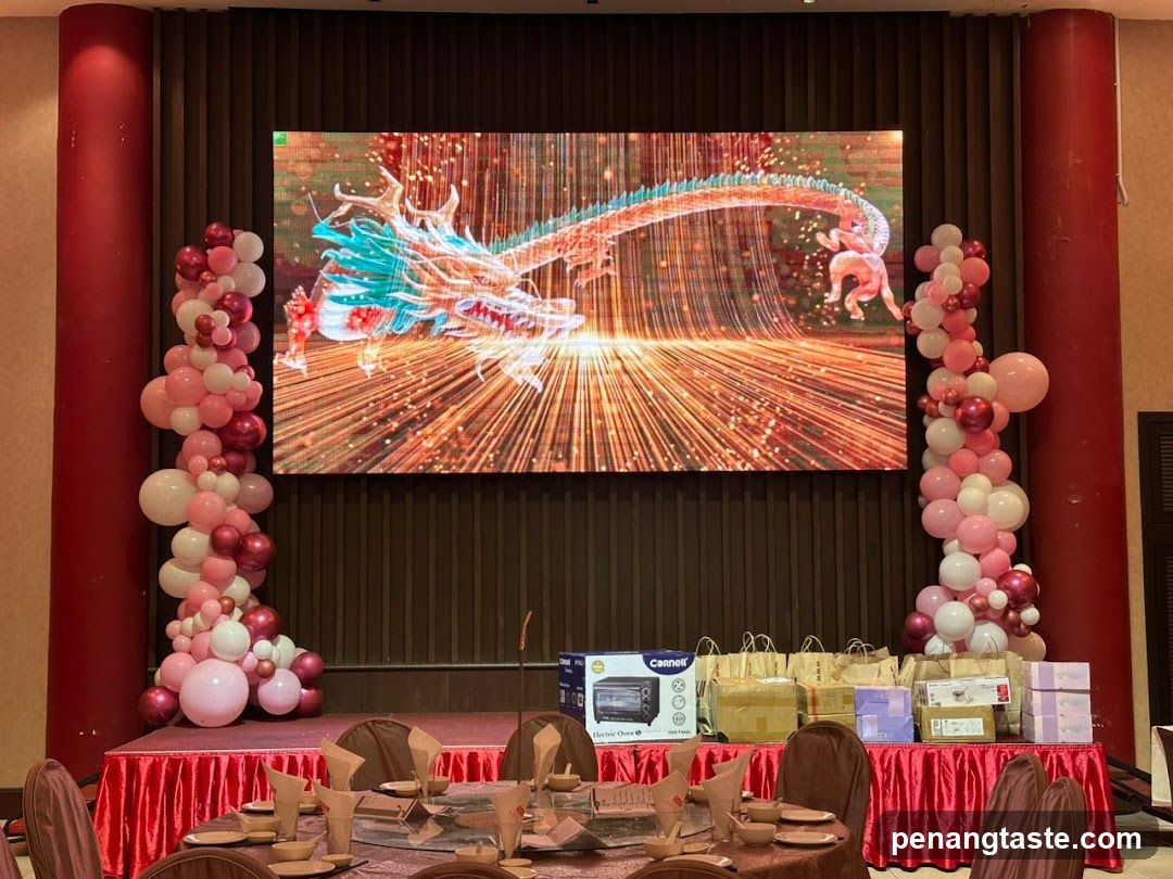 Event Decor with Dragon Display