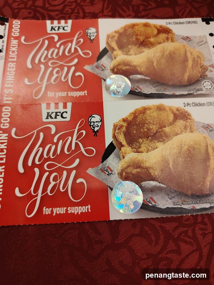 KFC Thank You Voucher