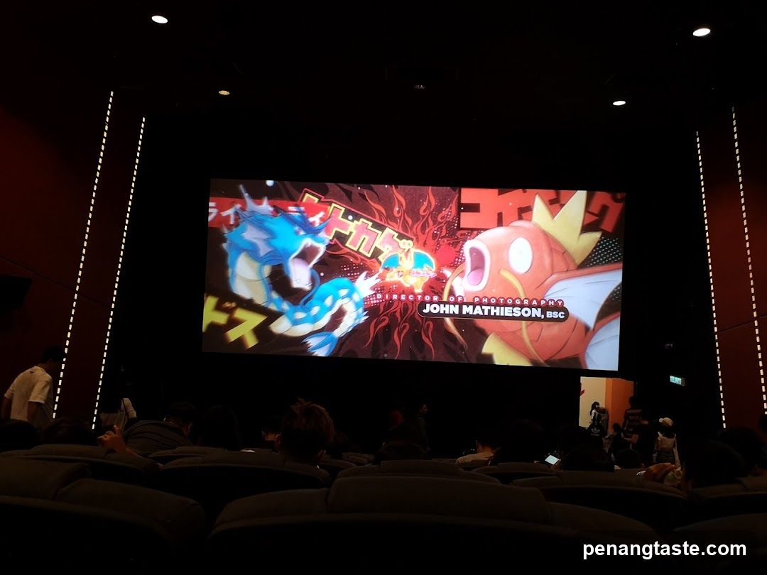 Screen showing Pokemon characters
