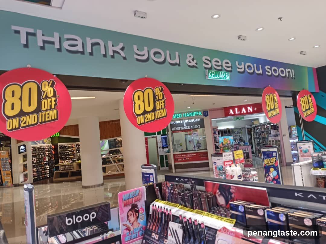Storefront with Sale Signs