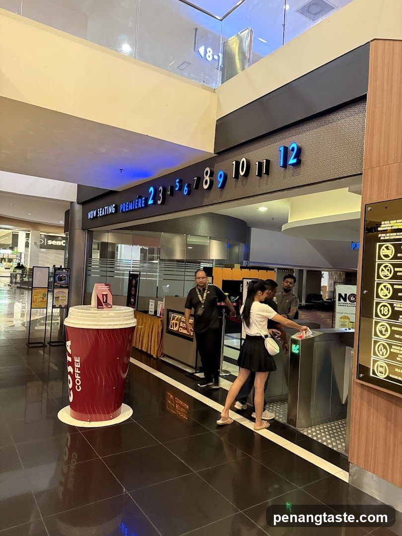 Cinema Entrance with Costa Coffee Display