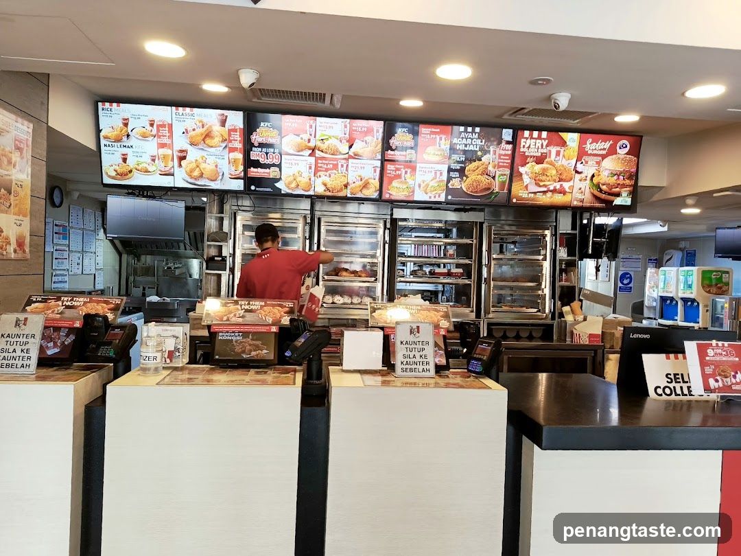 KFC Restaurant Interior