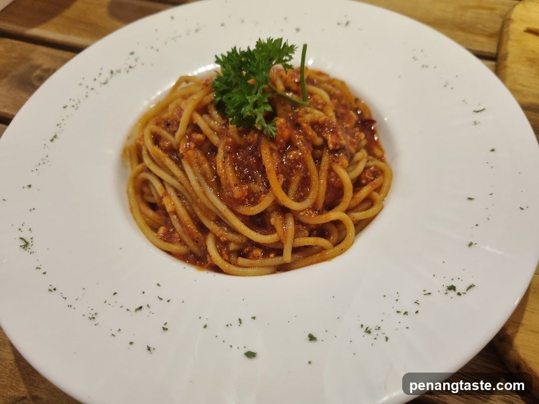 Spaghetti dish