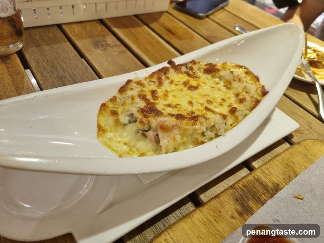 Food served in a white dish