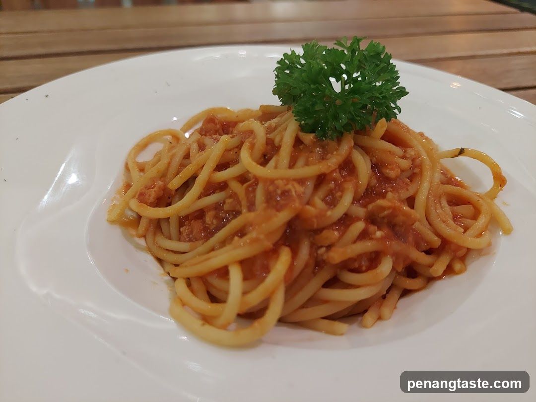 Spaghetti dish