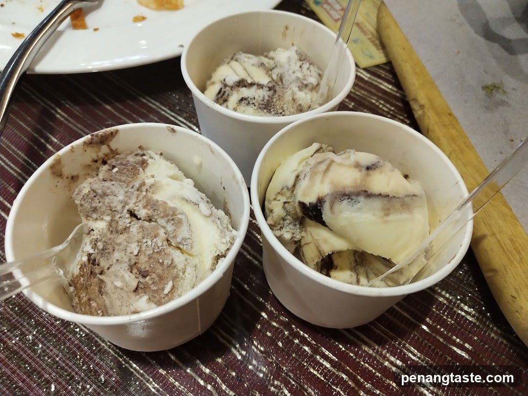 Ice Cream Bowls on Table