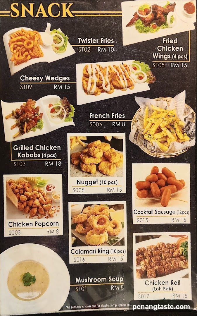 Snack Menu