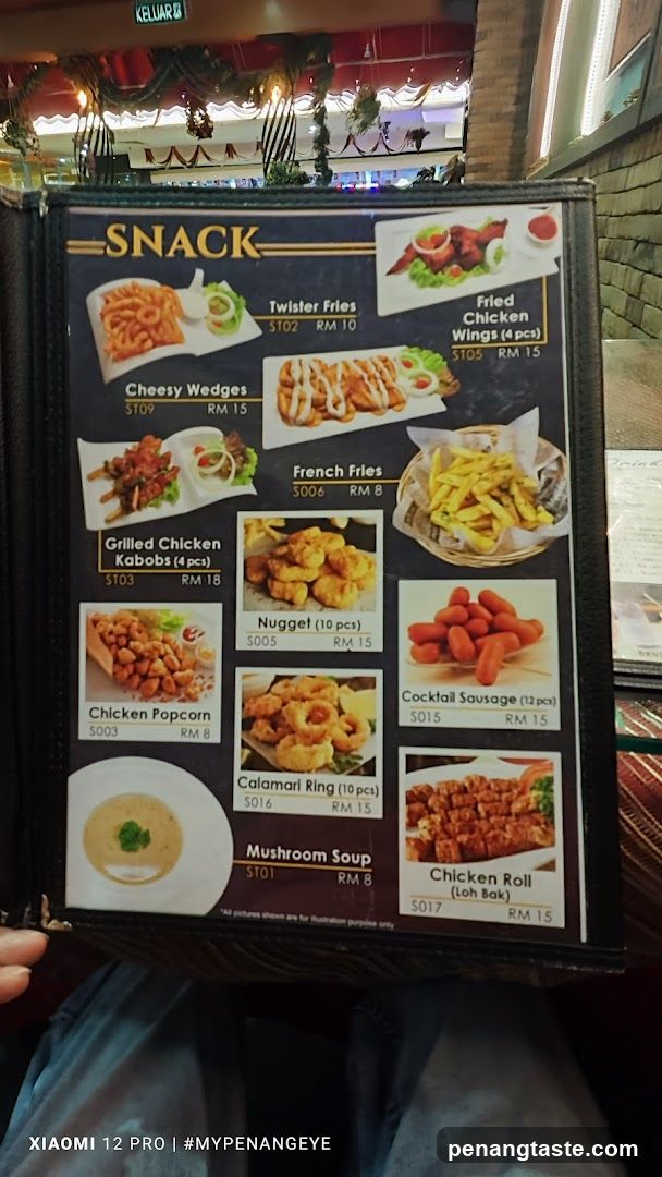 Snack Menu