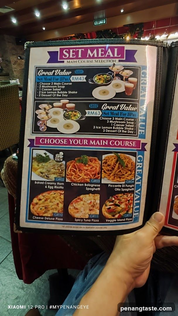Set Meal Menu