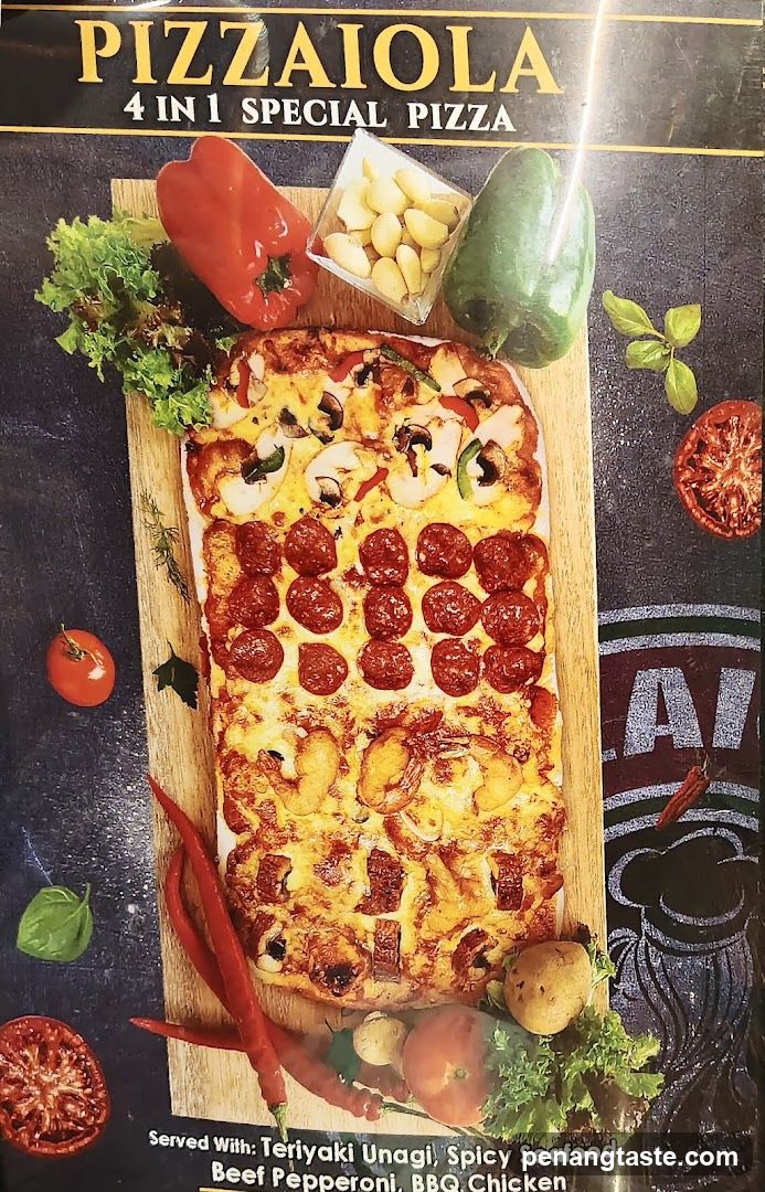 Pizzaiaola 4 in 1 Special Pizza Advertisement
