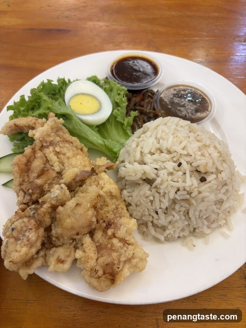 Food Plate on Wooden Table