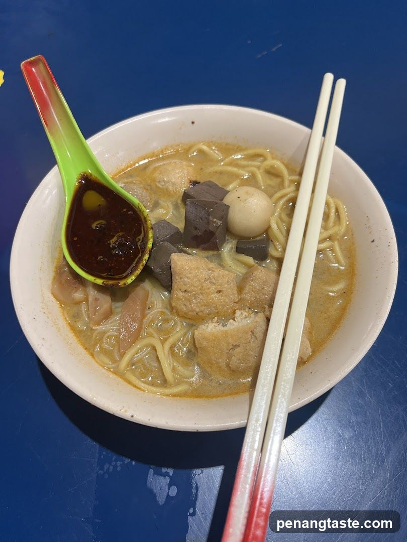 Noodle Bowl with Condiments