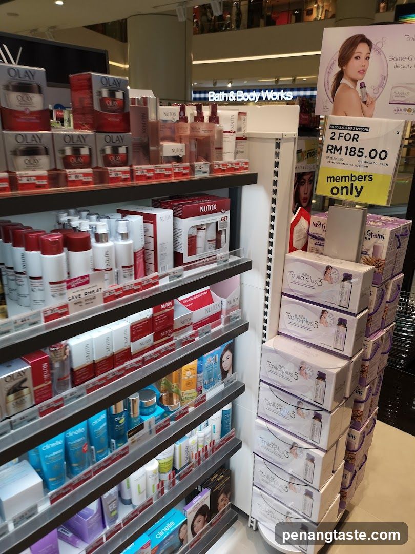 Skincare Products Display