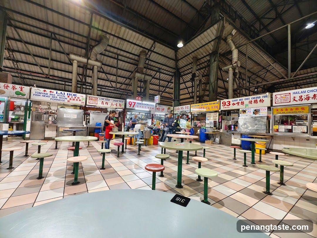 Food court interior