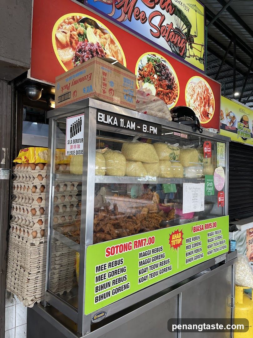 Food stall exterior
