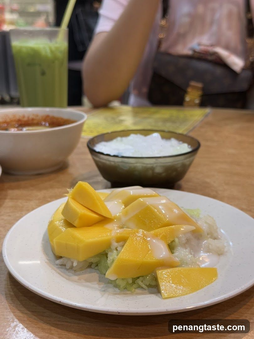 Mango Sticky Rice Dish