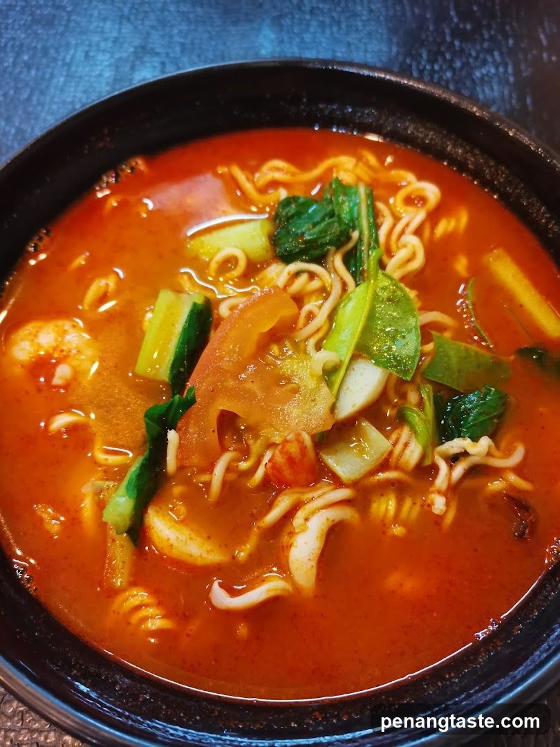 Noodle Soup in Bowl