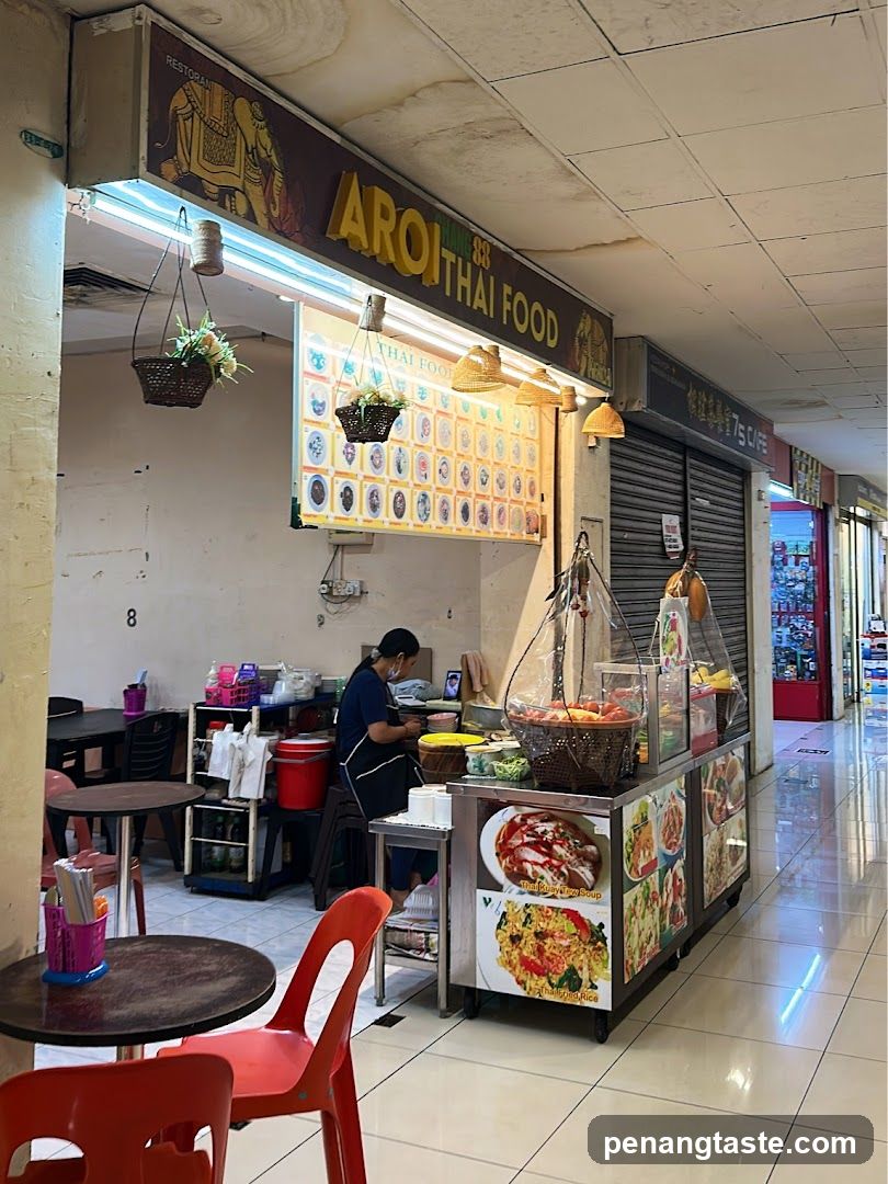 Thai Food Stall in Shopping Mall