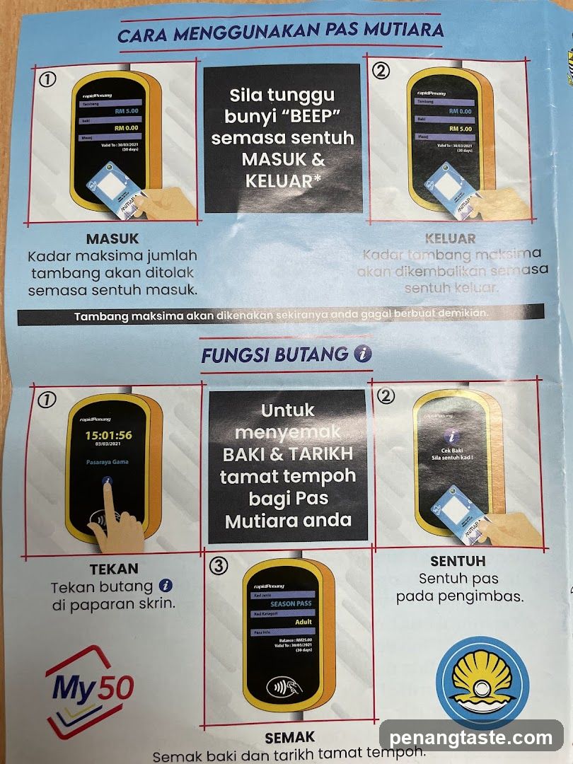 Pas Mutiara Usage Instructions