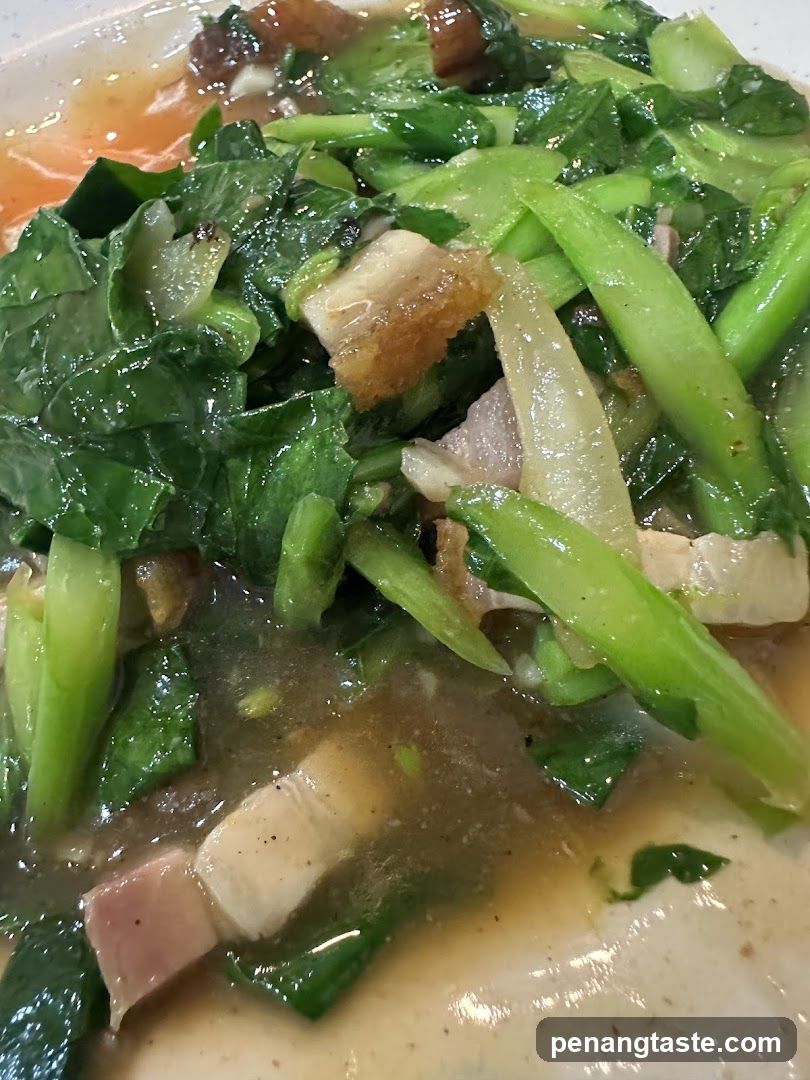 Close-up of cooked vegetable dish