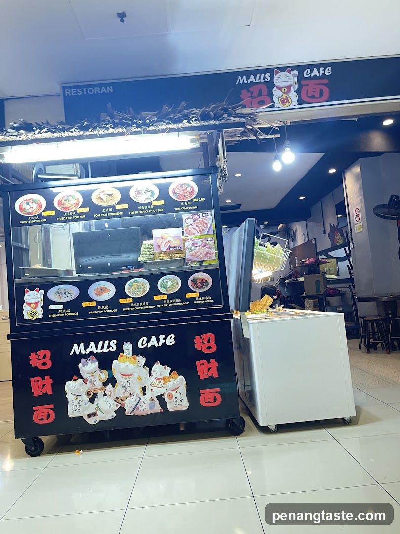 Malls Cafe storefront