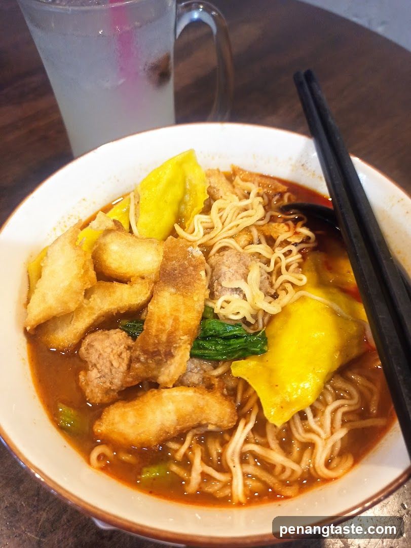 Noodle Bowl with Side Drink