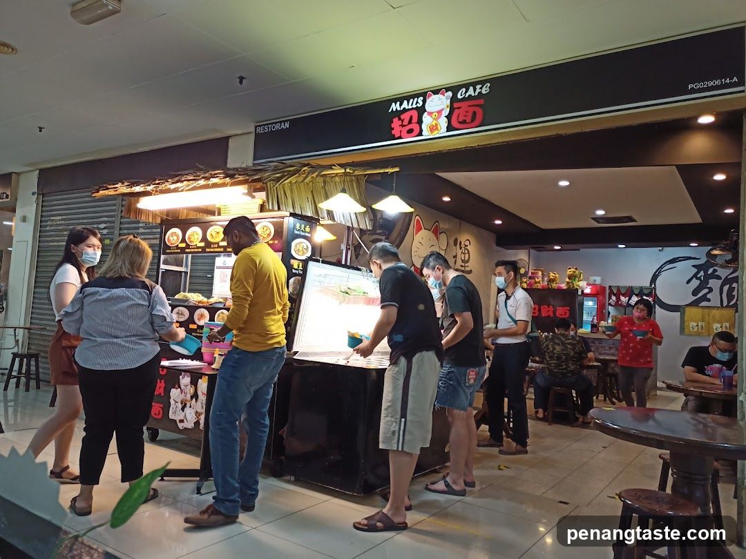 Maus Cafe storefront interior view