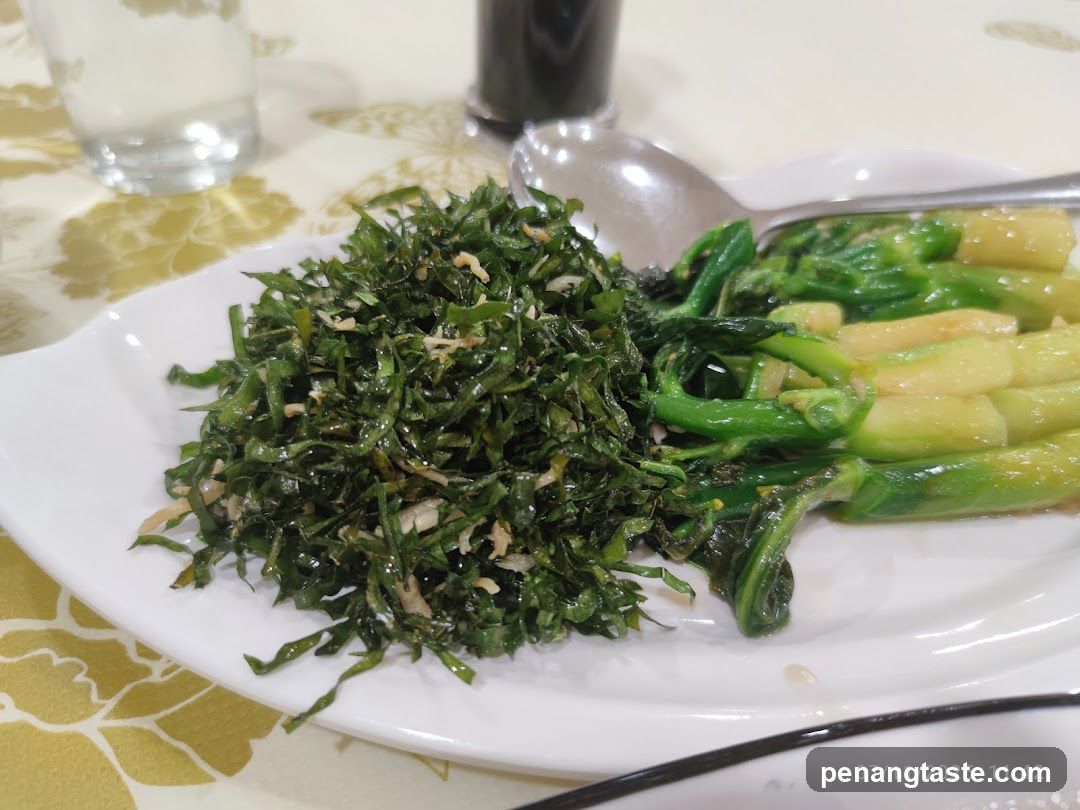 Dining Table with Vegetables
