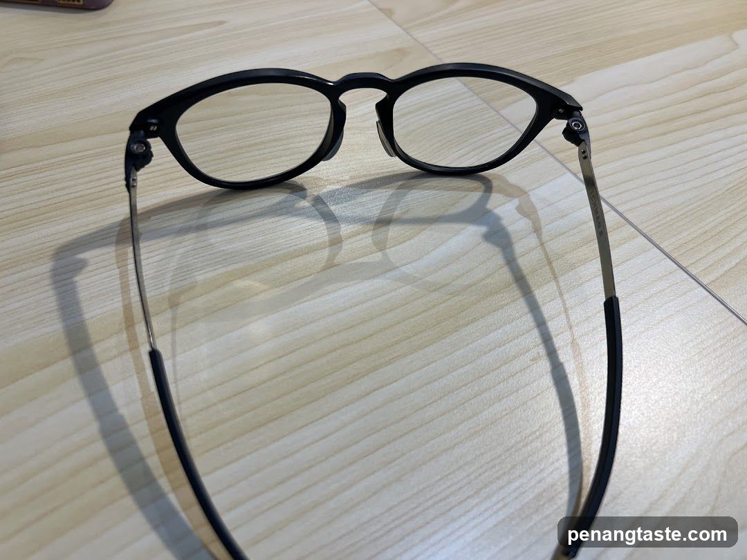 Glasses on wooden surface
