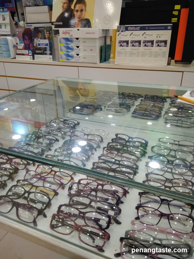 Eyewear Display in Optical Store