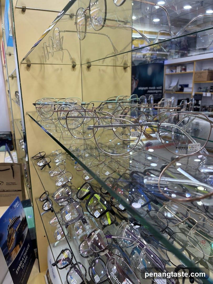 Eyewear Display in Optical Store