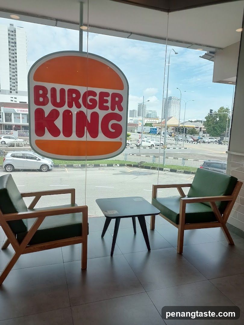 Burger King interior seating area
