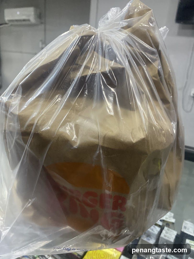 Burger King bag