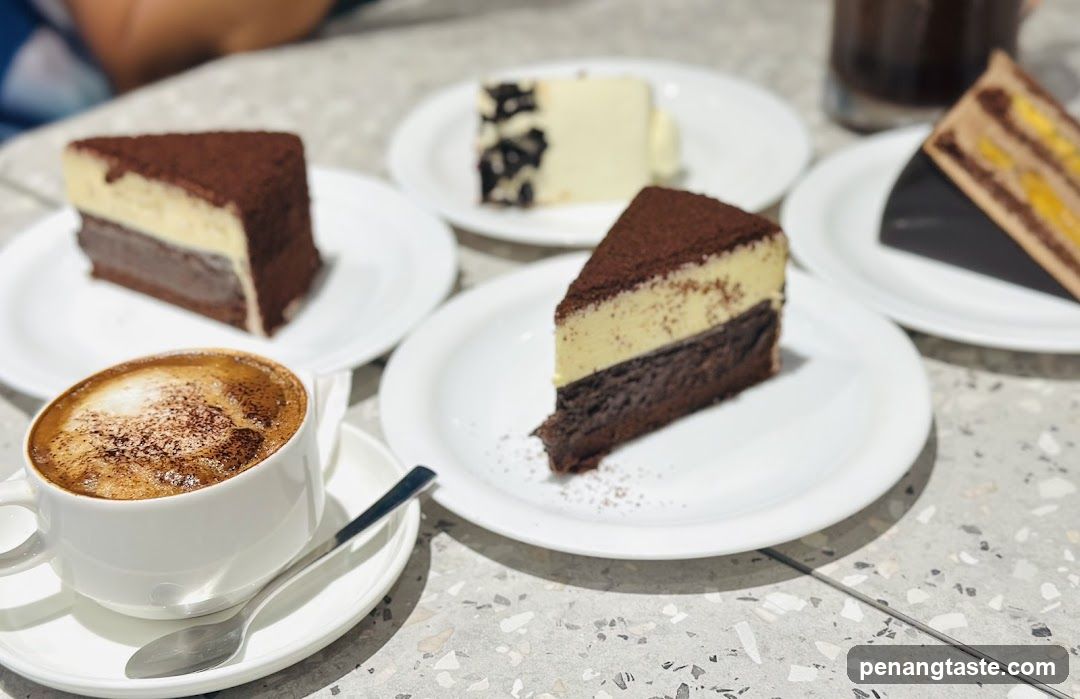 Table with Desserts and Coffee