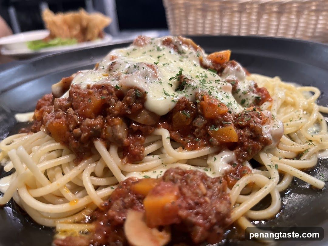 Spaghetti dish