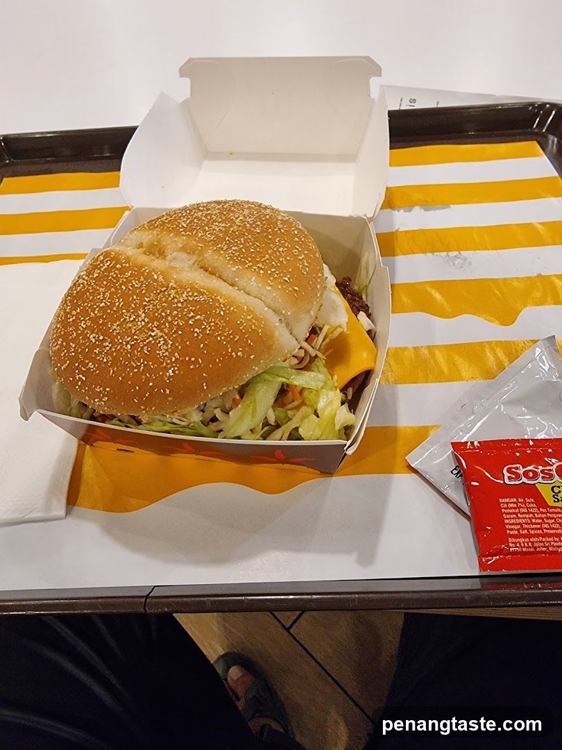 Fast Food Meal on Tray