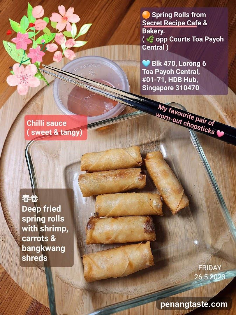 Spring Rolls from Secret Recipe Cafe & Bakery