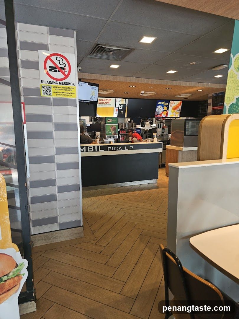 McDonald's Interior Pickup Area
