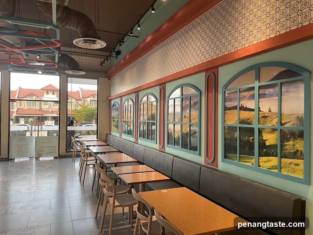 Interior dining area