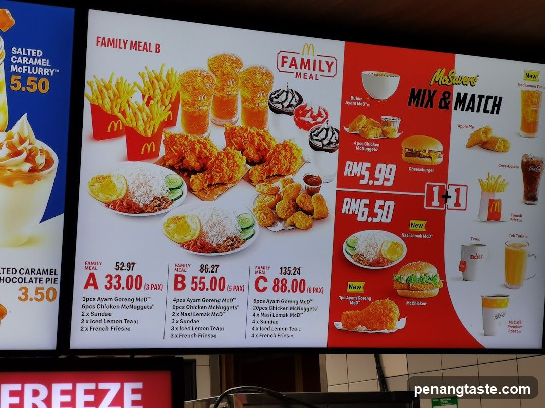 McDonald's Menu Board