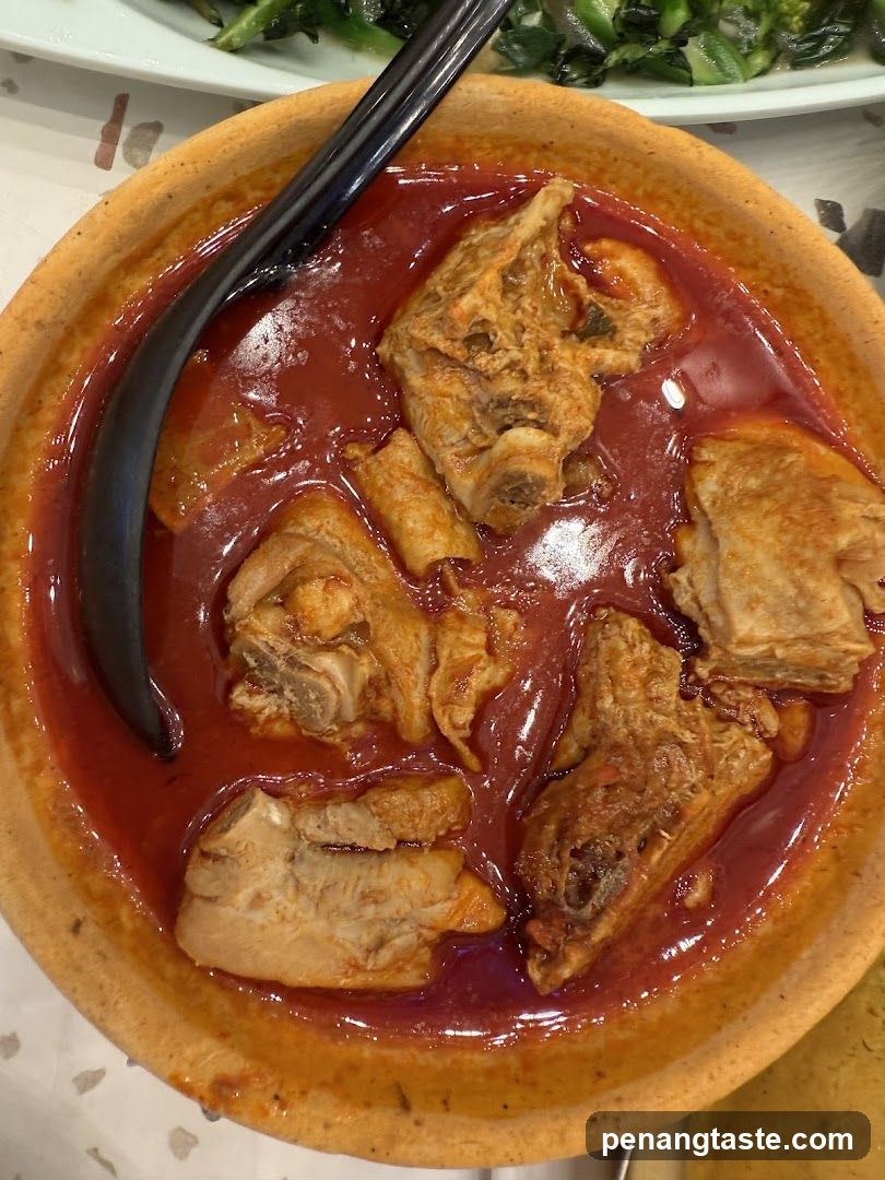 Food dish in clay bowl