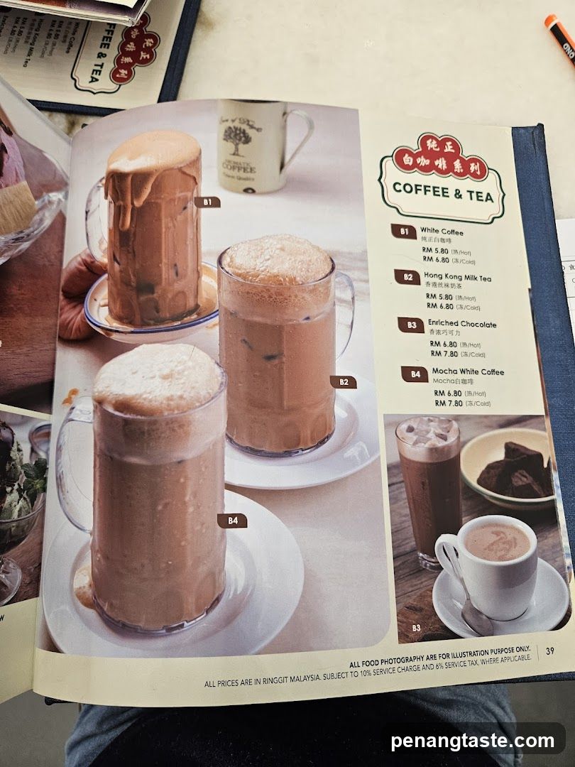 Coffee & Tea Menu