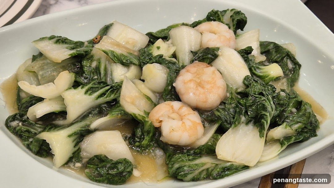 Shrimp and Bok Choy Dish