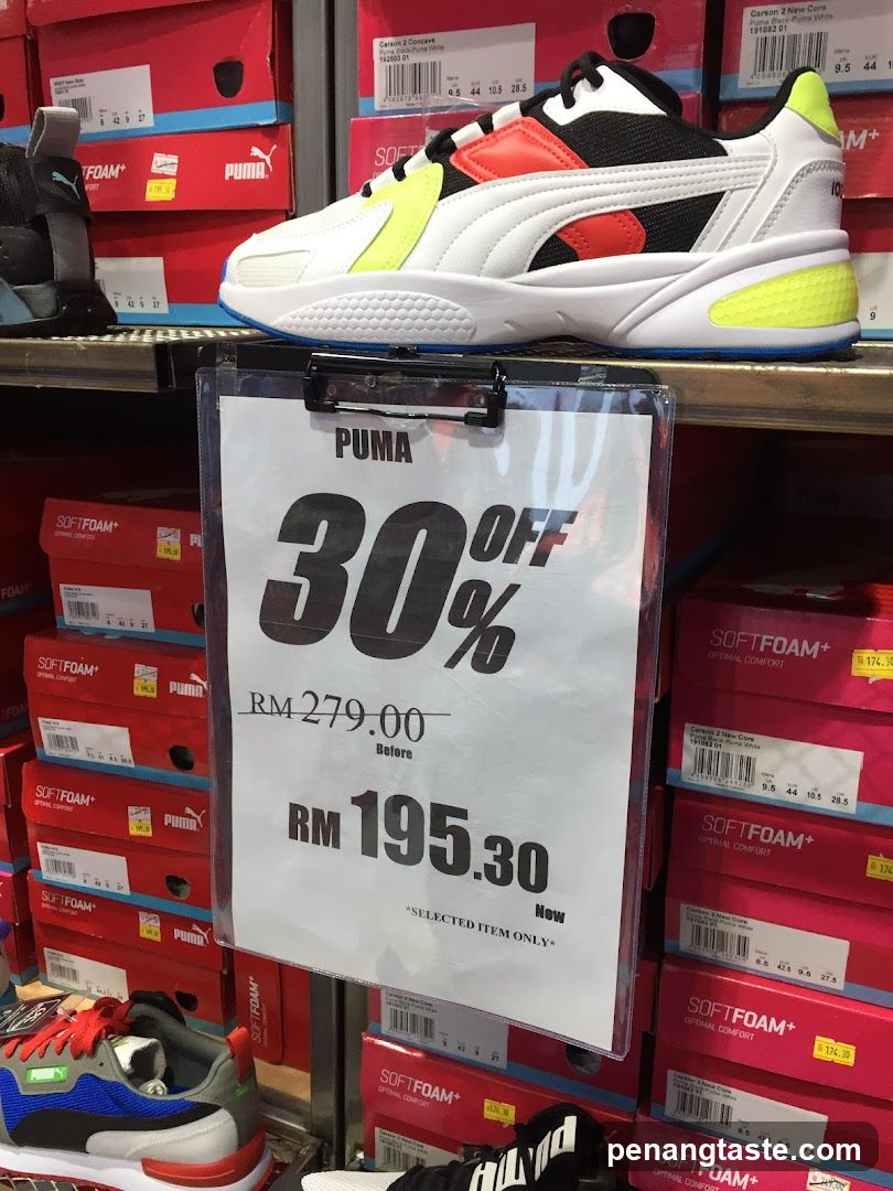 Puma Shoe Sale Display