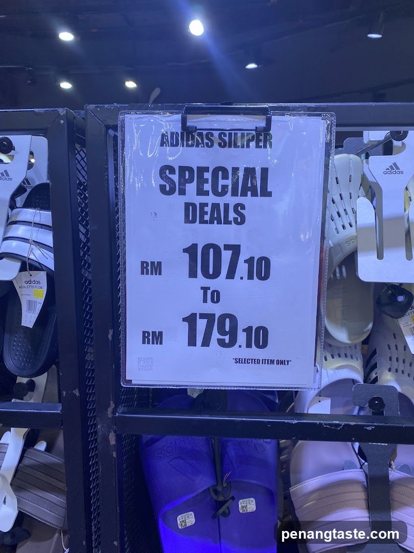 Adidas Siliper Special Deals Signage