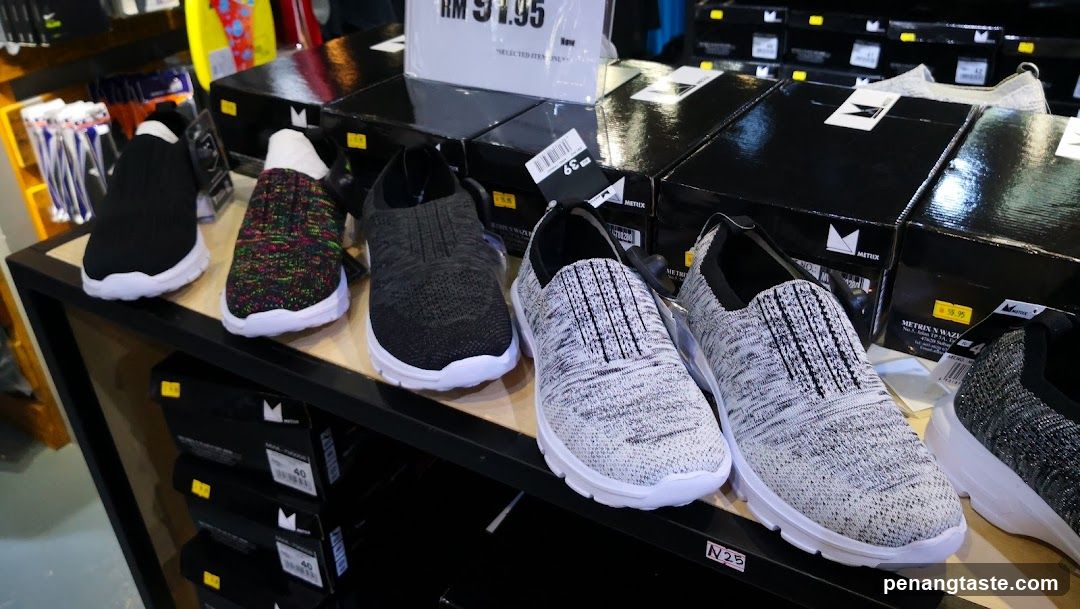Shoe Display in Retail Store