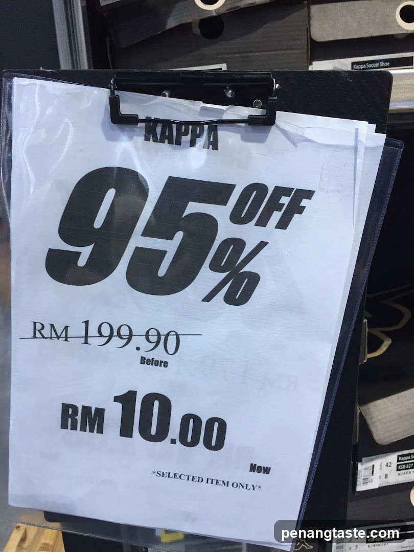 Kappa Sale Signage