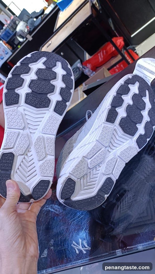 Shoe Soles Displayed